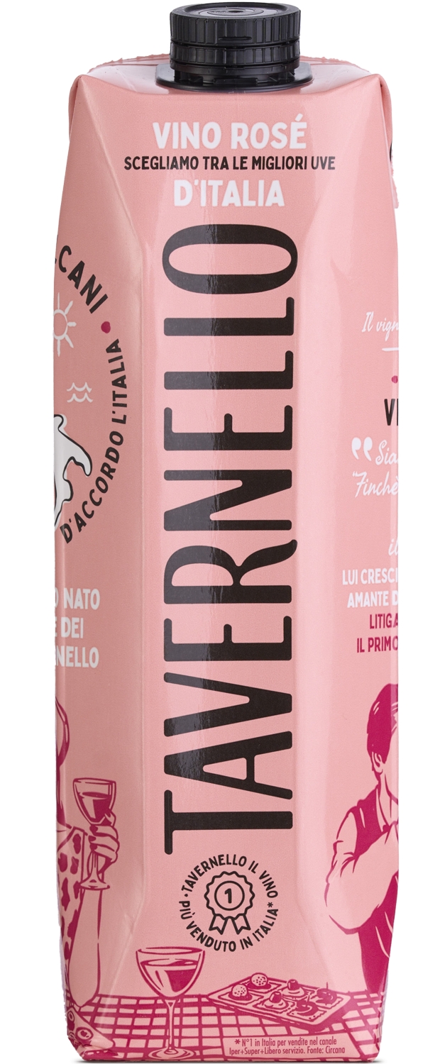 VINO TAVERNELLO BRIK ROSATO LT .1                 