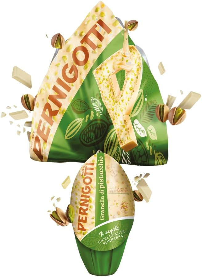 UOVO PERNIGOTTI GRANELLA PISTACCHIO/BIANCO GR.240 