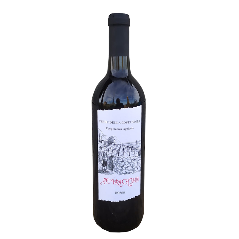 VINO TERRE DELLA COSTA VIOLA PETRACHJANA ROSSO 75C