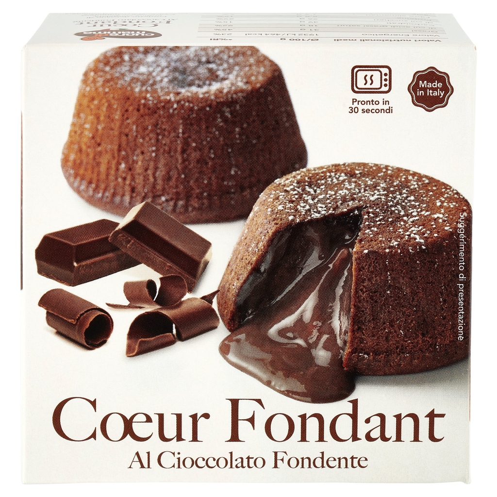 TORTINO CUORE CALDO FONDENTE GR.100               