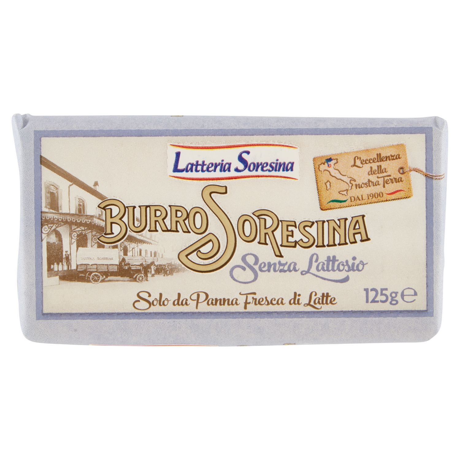 BURRO SORESINA SENZA LATTOSIO GR.125              