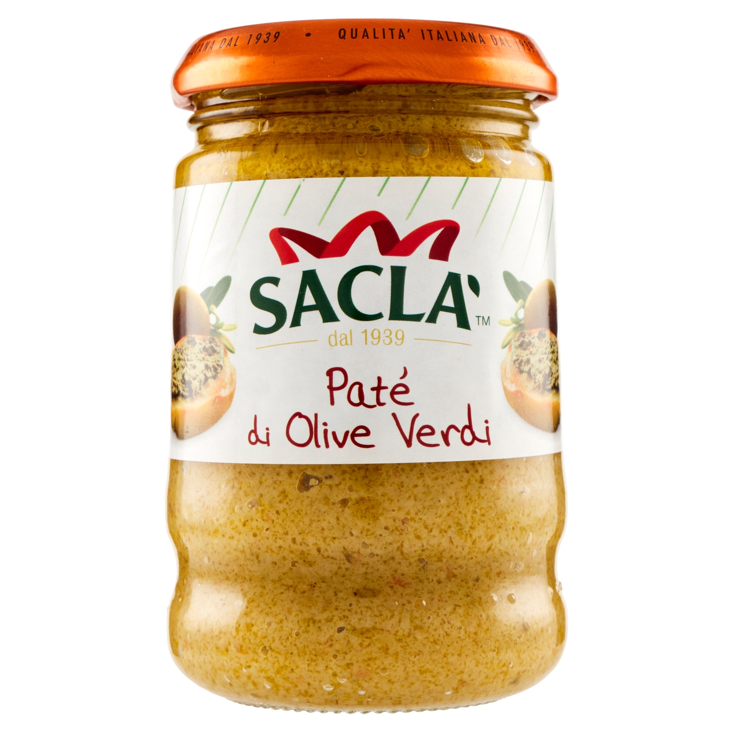 PATE' SACLA'DI OLIVE VERDI GR.190                 