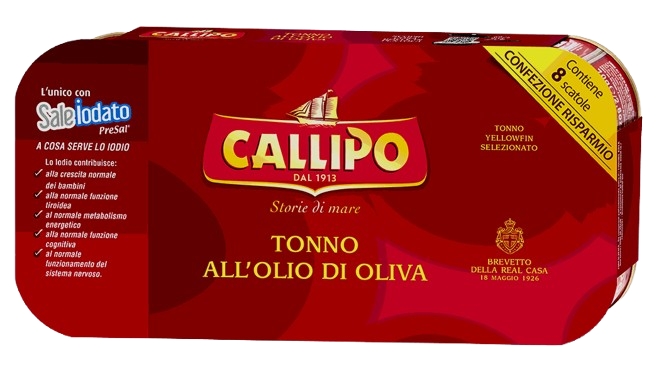 TONNO CALLIPO O.O. GR.70X8 STRAPPO                
