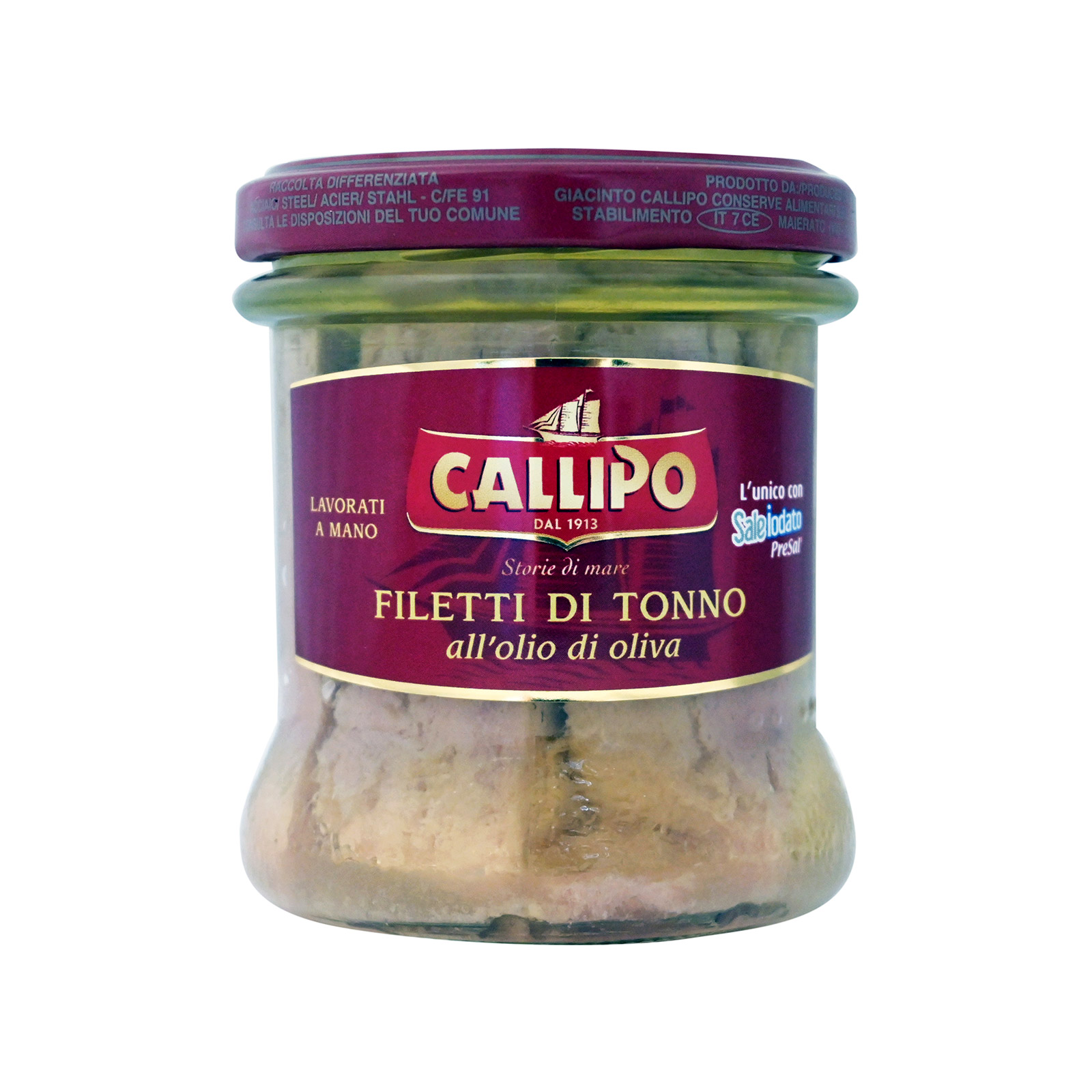 TONNO CALLIPO FILETTI GR.150 G.RE O.OLIVA         