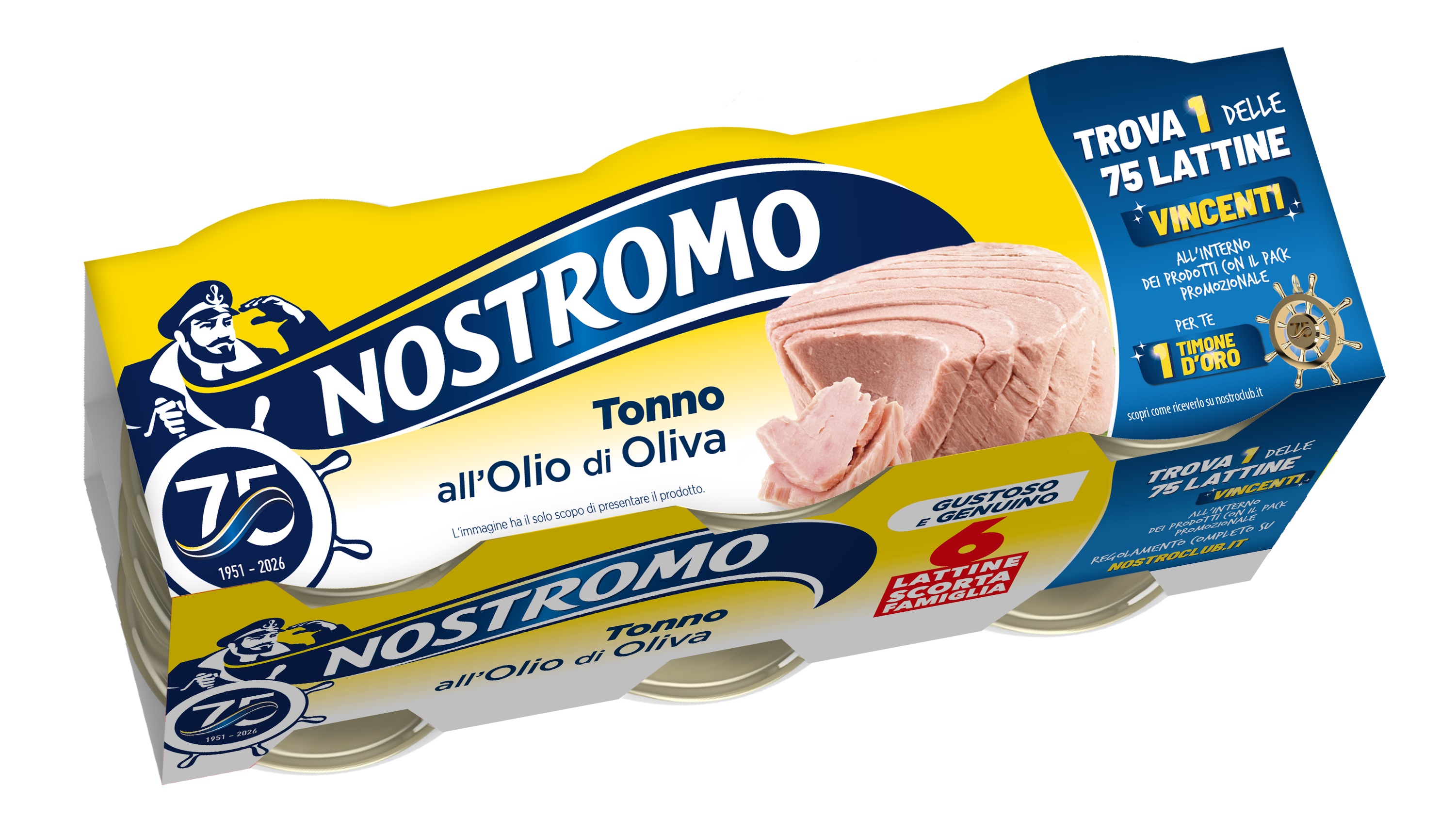TONNO NOSTROMO O.O.GR.60X6 SCORTA FAMIGLIA        