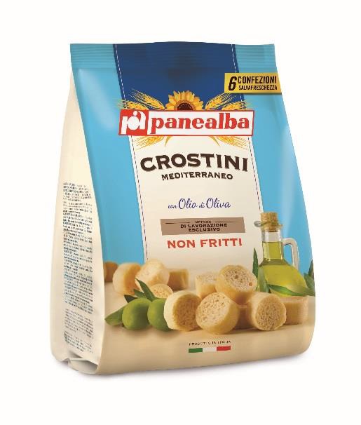 CROSTINI PANEALBA MEDITERRANEO MULTIPACK GR.168X6P