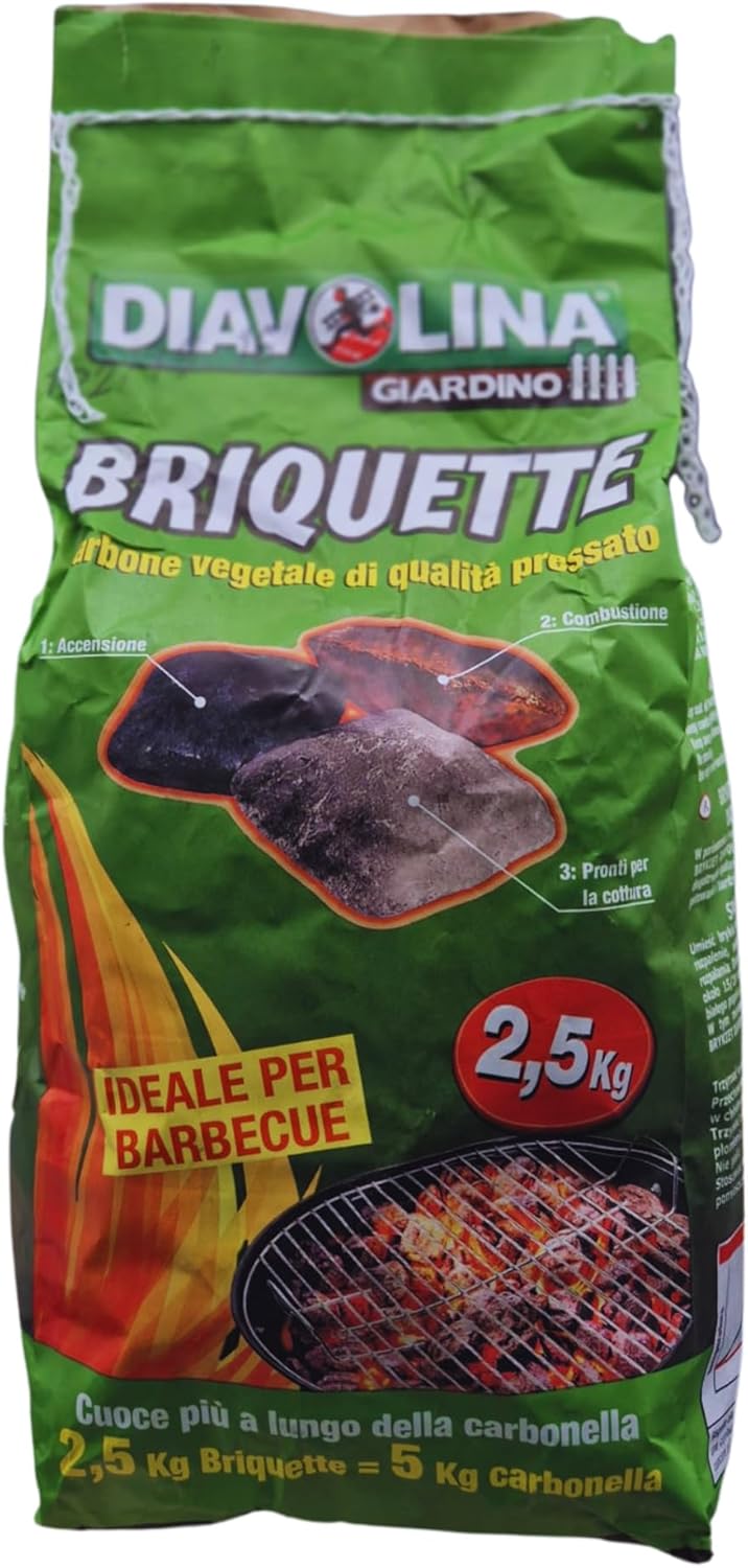 BRIQUETTE CARBONE DIAVOLINA KG.2,5                