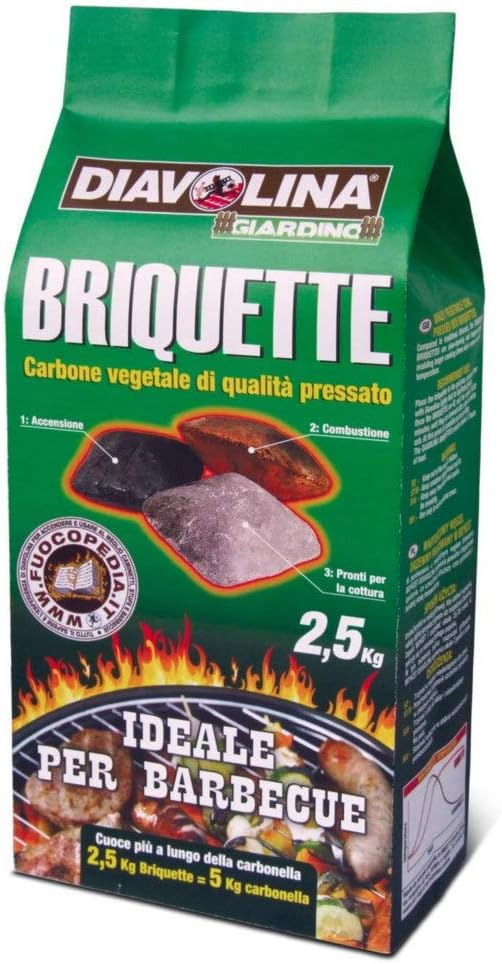 BRIQUETTE CARBONE DIAVOLINA KG.2,5                