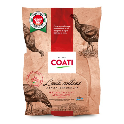 PETTO DI TACCHINO ARROSTO COATI AL KG.            