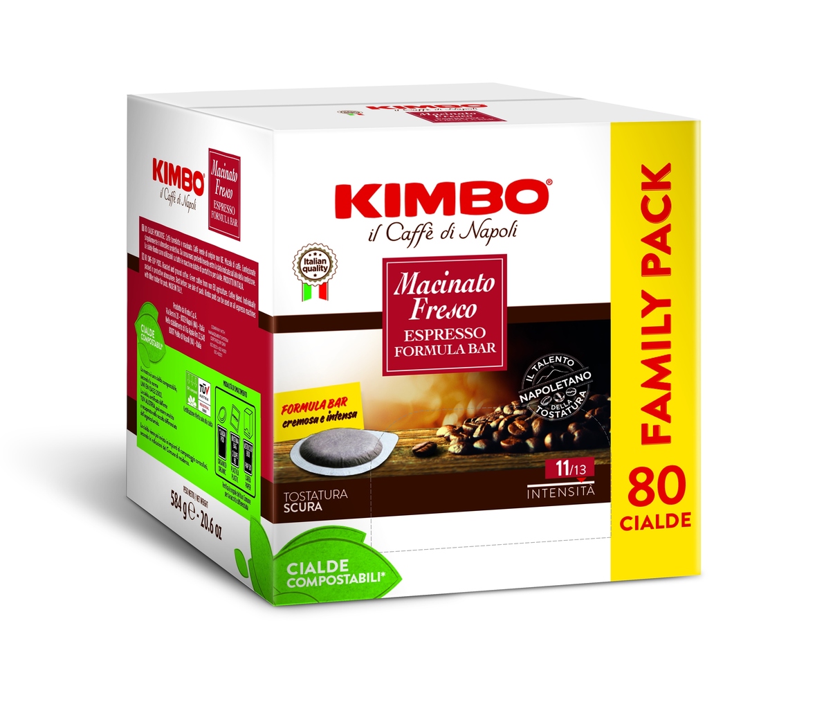 CAFFE' KIMBO CIALDE MAC.FRESCO X80PZ              
