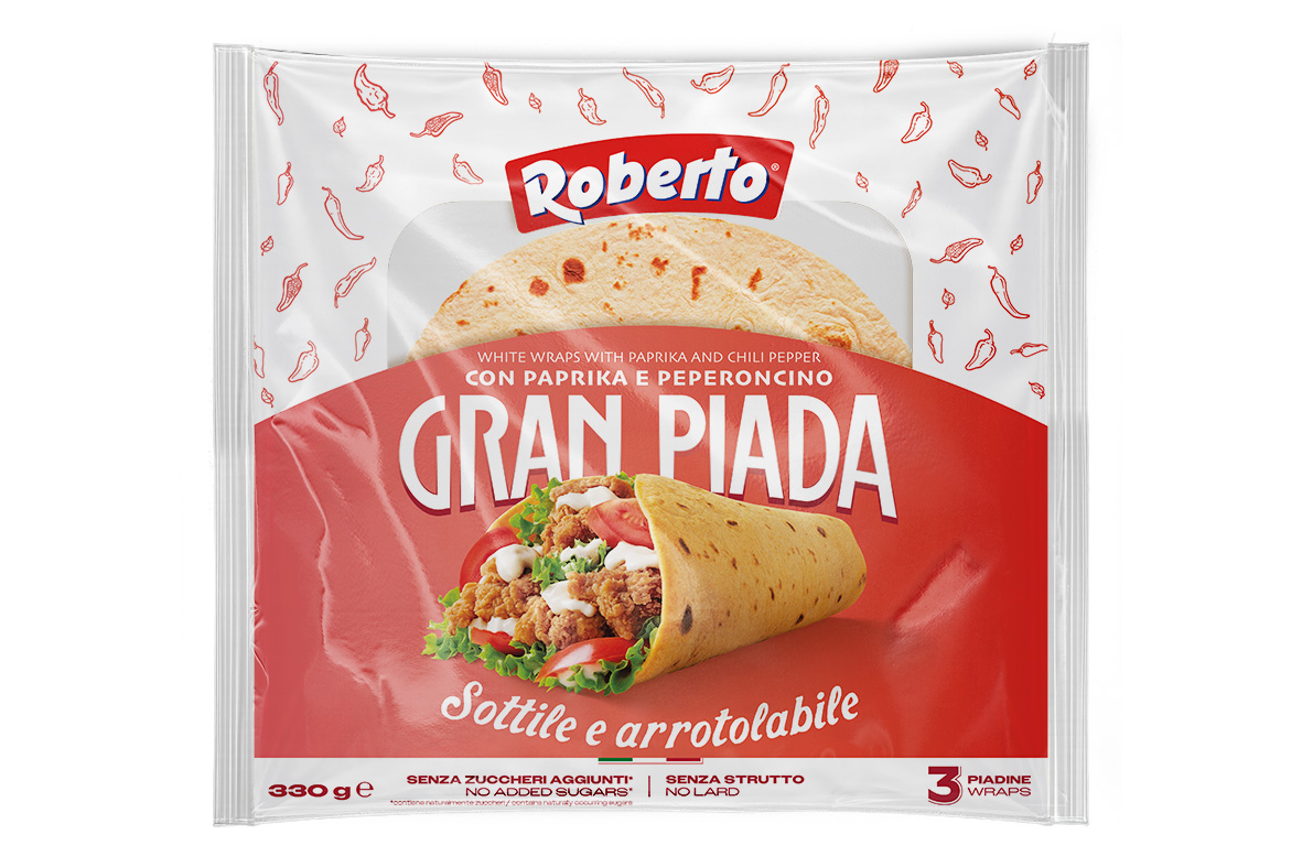 ROBERTO PIADINA PAPRIKA E PEPERONCINO GR.330      