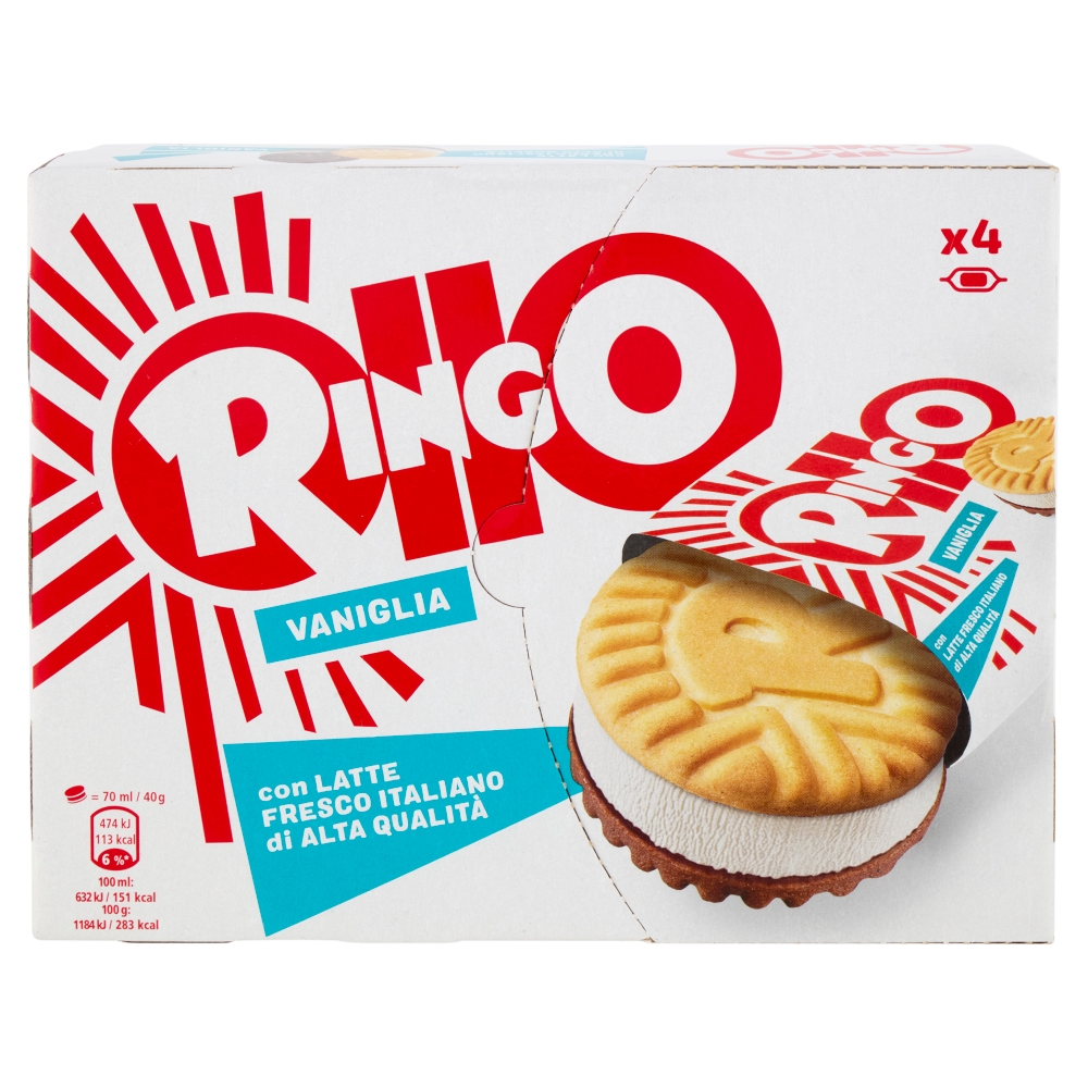 GELATO RINGO VANIGLIA X4 G160                     