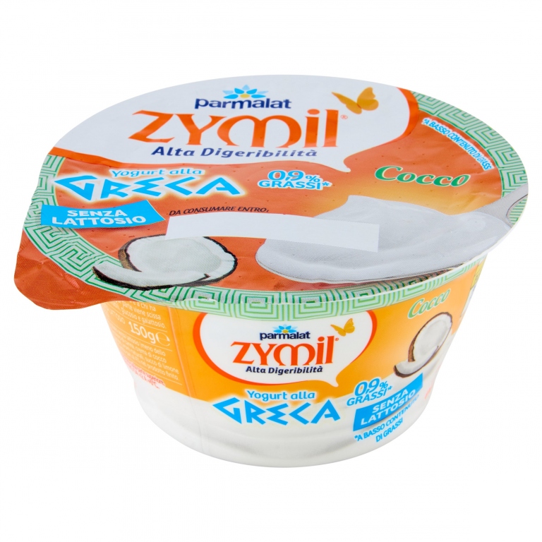 YOGURT ZYMIL ALLA GRECA COCCO 0% GR.150           