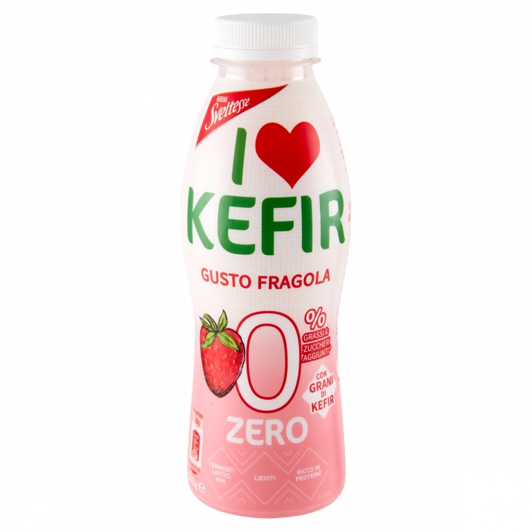 KEFIR I LOVE KEFIR 0% FRAGOLA ML.500 NESTLE'      