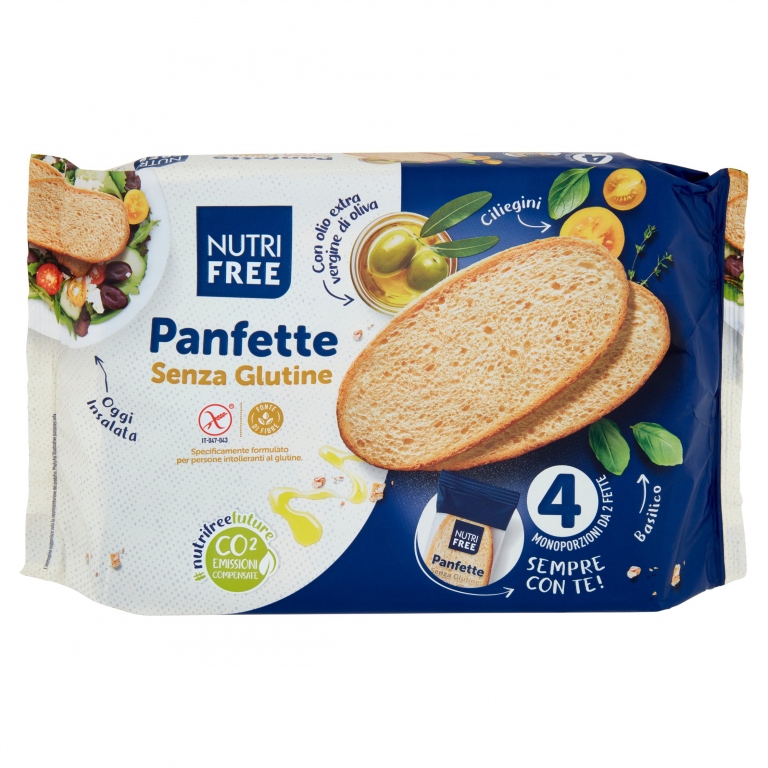 PANFETTE NUTRI FREE GR.300 S/GLUTINE              