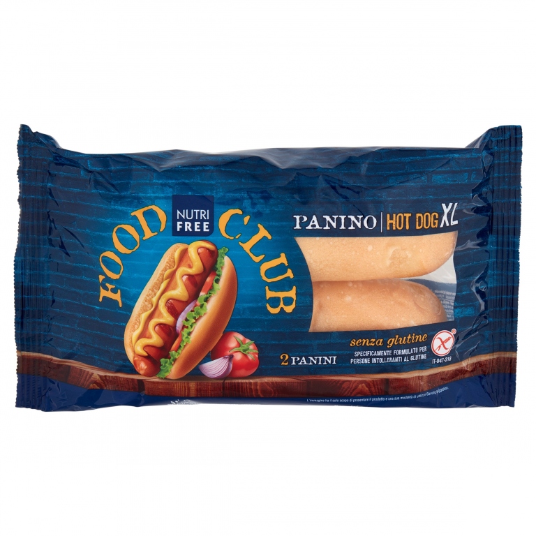 PANINO HOT DOG XL NUTRI FREE GR.130 S/GLUTINE     