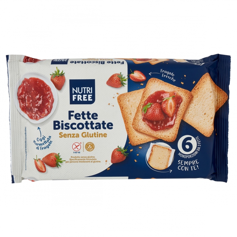 FETTE BISCOTTATE NUTRI FREE GR.225 S/GLUTINE      