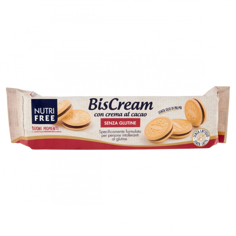 BISCREAM CACAO NUTRI FREE GR.125 S/GLUTINE        