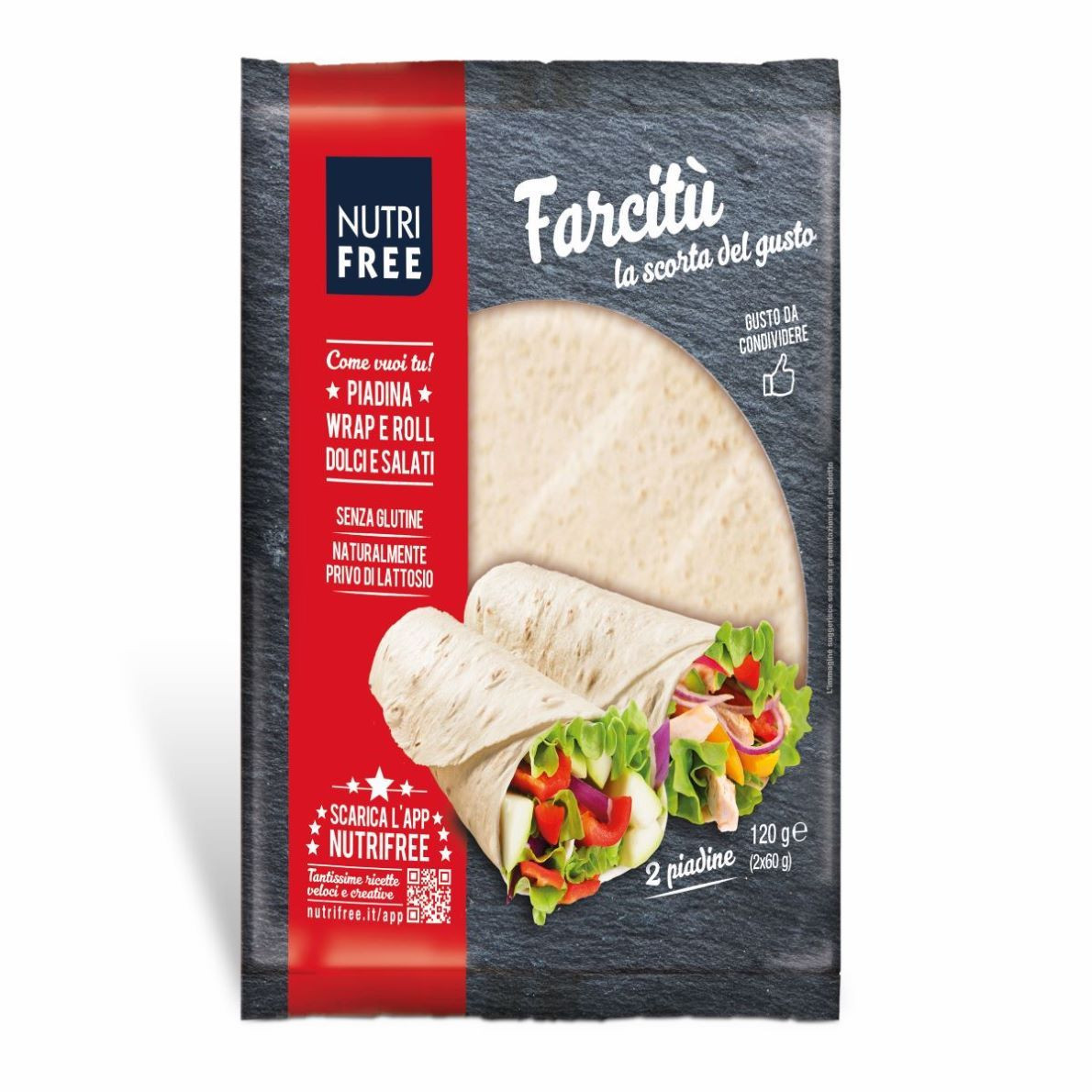 PIADINA FARCITU'NUTRI FREE GR.120 S/GLUTINE       