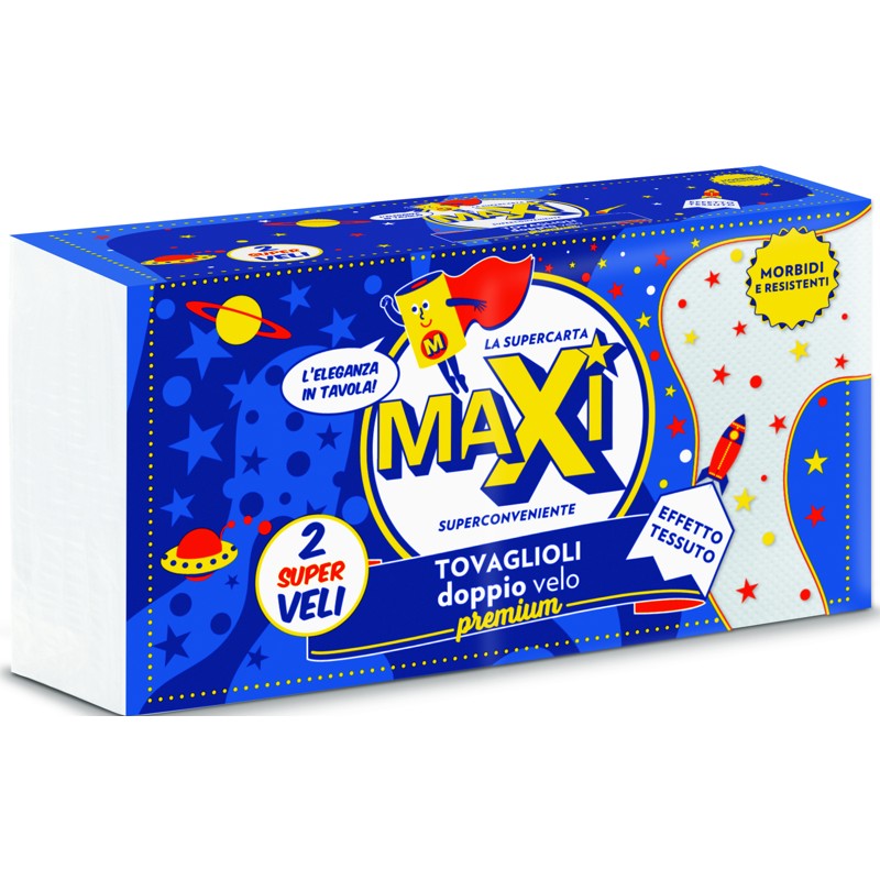 TOVAGLIOLI MAXI 2 VELI 33X33 PZ 80                