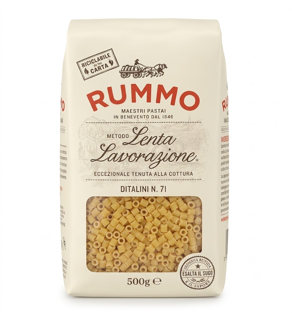 PASTA RUMMO N.71 DITALINI RIG.KG.1 PROFESS.       