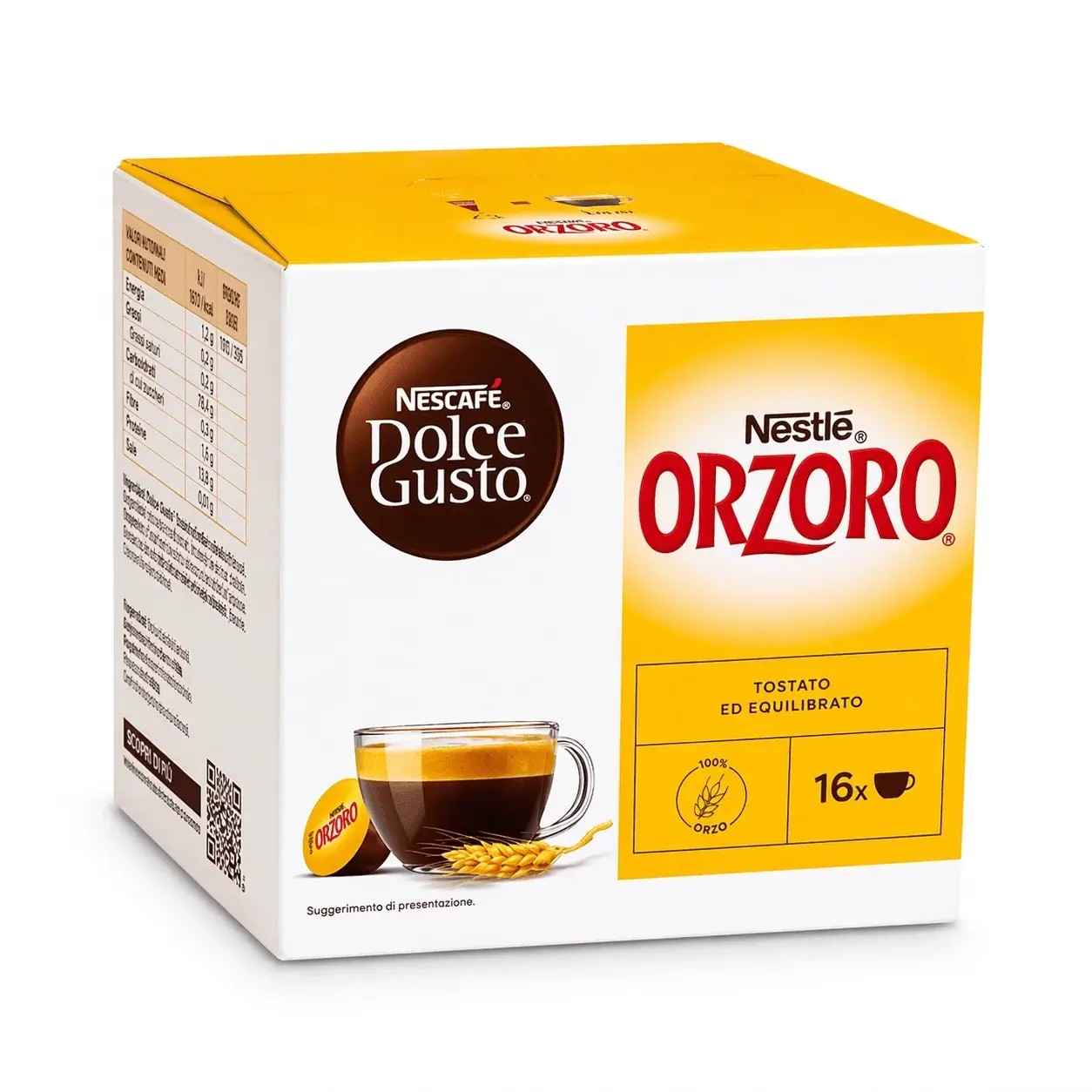 NESCAFE' DOLCEGUSTO ORZORO CAPS GR256             