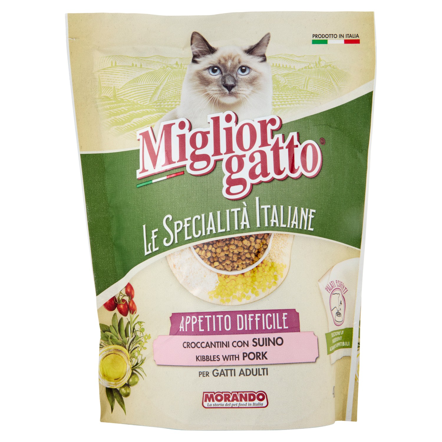 MORANDO GATTO APPETITO DIFFICLE CROC.SUINO GR.400 