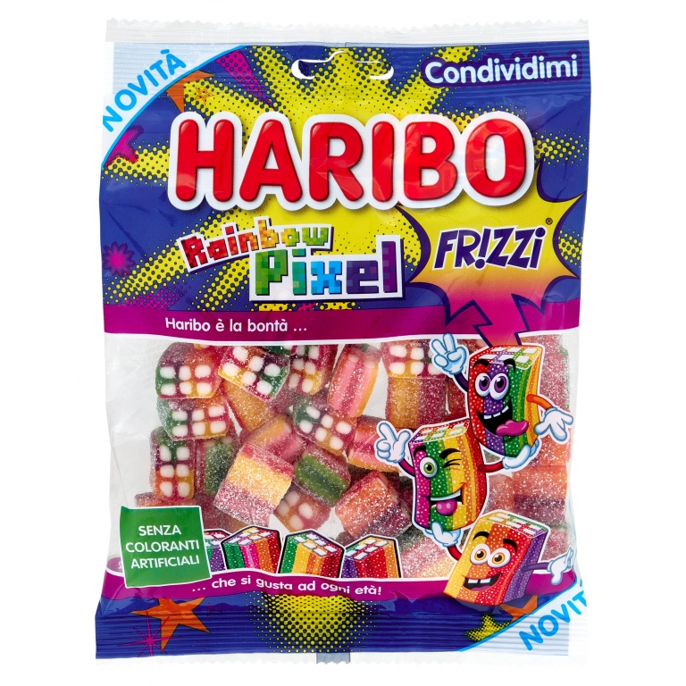 CARAMELLE HARIBO PIXEL FRIZZI GR.160              