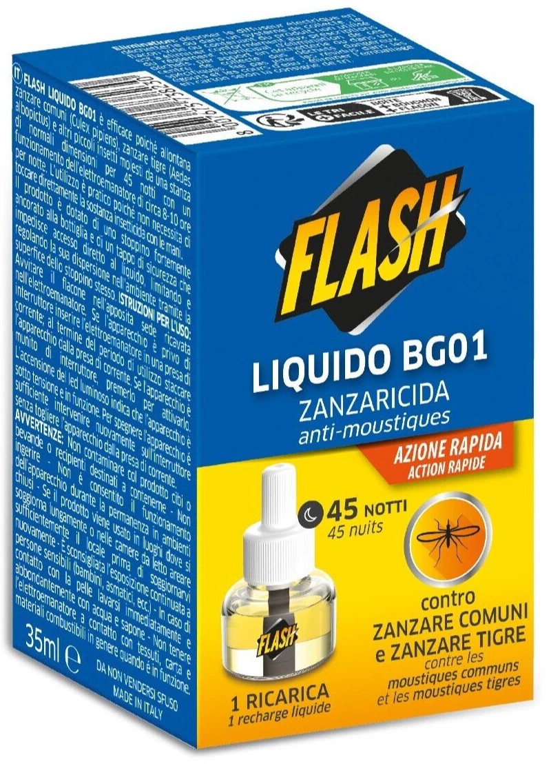 FLASH RICARICA LIQUIDO 45 NOTTI                   