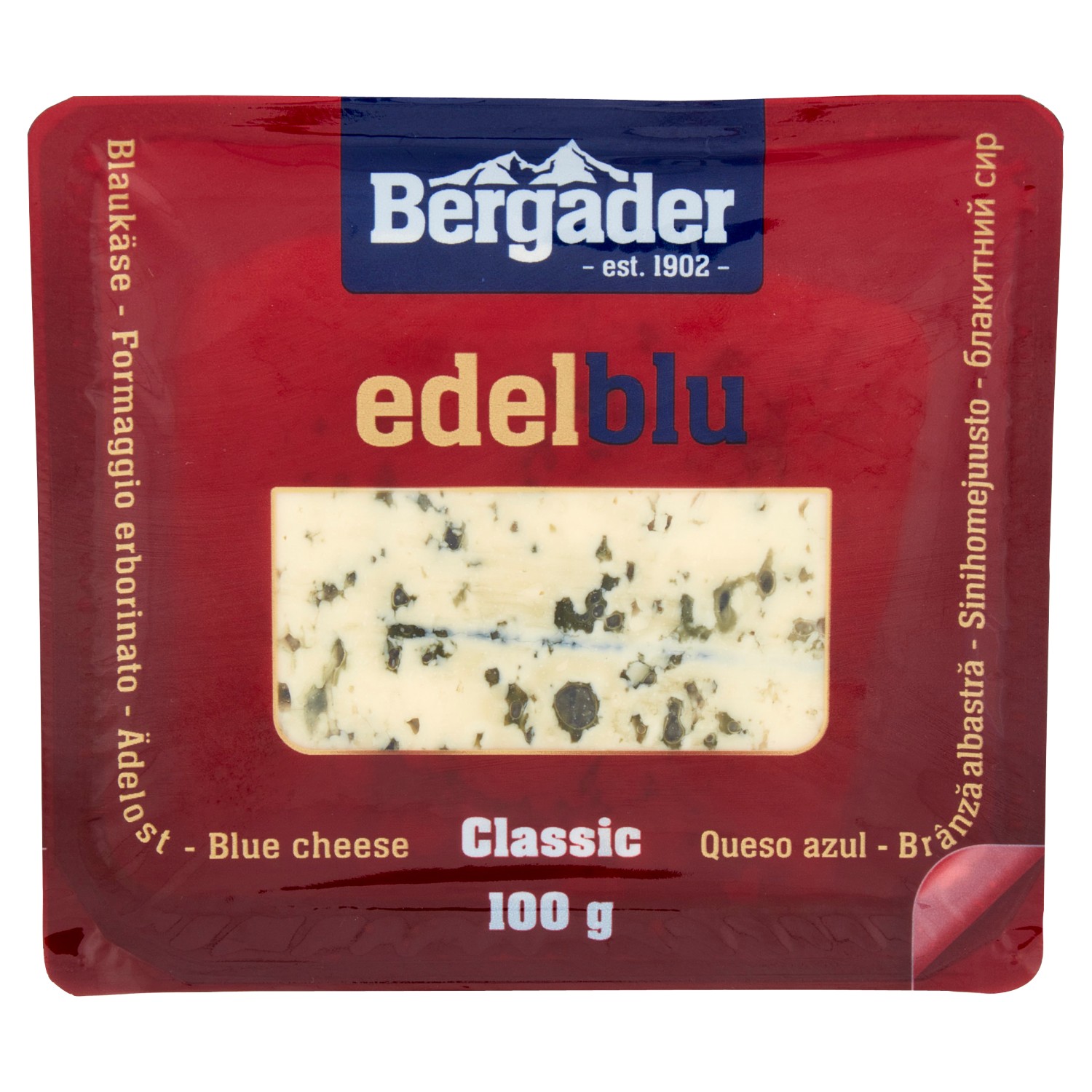 GORGONZOLA BERGADER GR.100 EDELPIZ 10%            