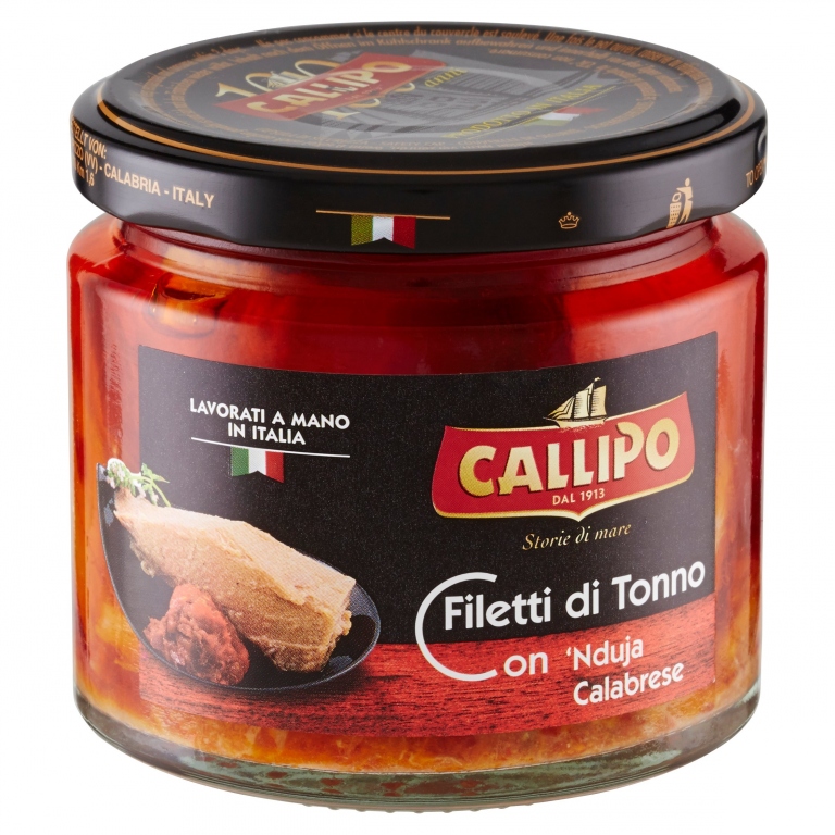 TONNO CALLIPO RUSTICHE C/'NDUJA GR.190            