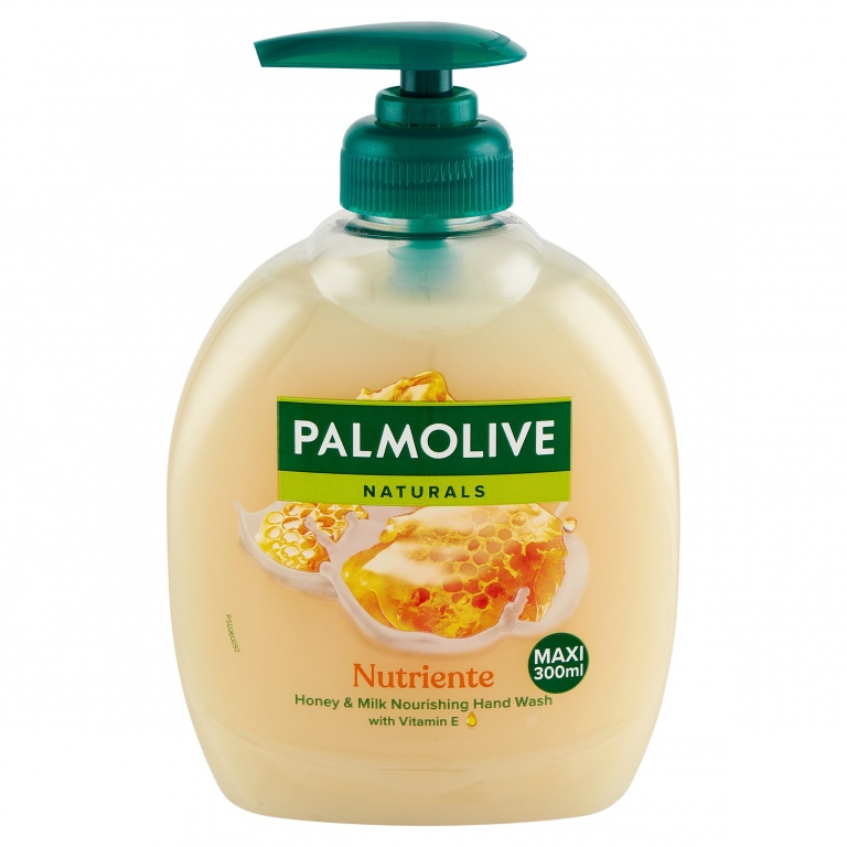 SAP.LIQ.PALMOLIVE ML.300 LATTE MIELE              