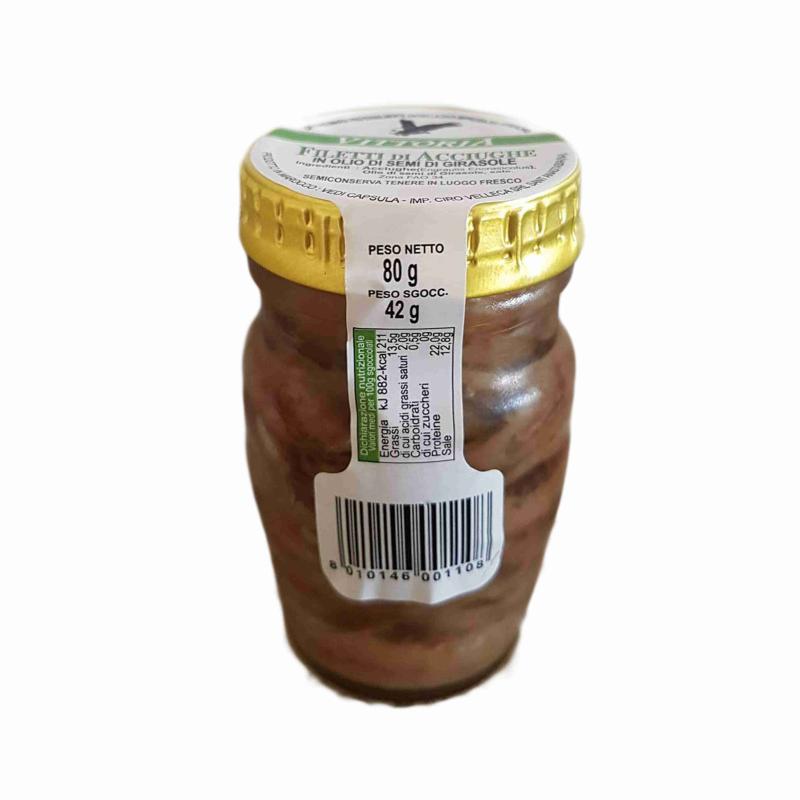 FILETTI DI ACCIUGHE VELLECA GR.80                 