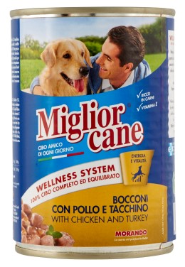 MORANDO CANE LATTINA GR.405 POLLO/TACCHINO        