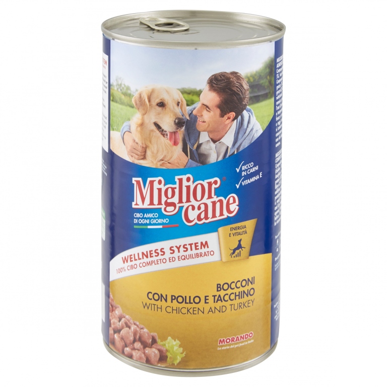 MORANDO CANE LATTINA KG.1,25 POLLO/TACCHINO       