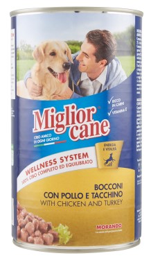 MORANDO CANE LATTINA KG.1,25 POLLO/TACCHINO       