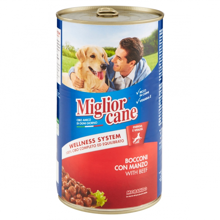 MORANDO CANE LATTINA KG.1,25 MANZO                