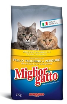 MORANDO GATTO CROCCHETTE KG.2 POLLO/TACCH./VERD.  