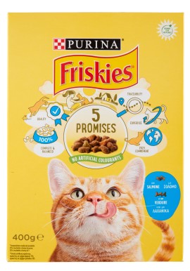 FRISKIES GATTO SECCO GR.400 SALMONE/VERDURE       