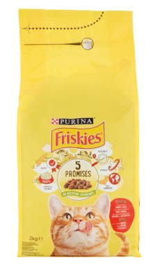 FRISKIES GATTO SECCO KG.2 MAN/POL/VERDURE         