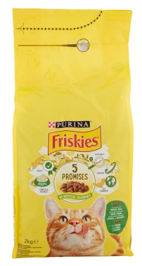 FRISKIES GATTO SECCO KG.2 CON/POL/VERD            