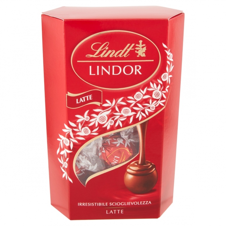 LINDT CORNET LINDOR LATTE GR.200                  