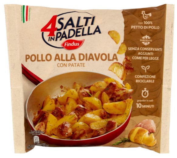 POLLO ALLA DIAV.CON PATATE GR.500 FIND.           