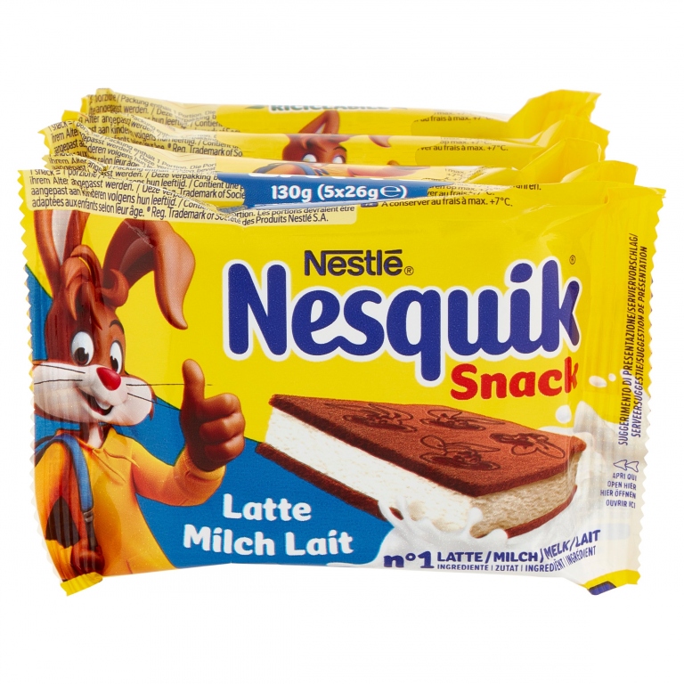 NESQUIK SNACK AL LATTE MPK GR.130                 