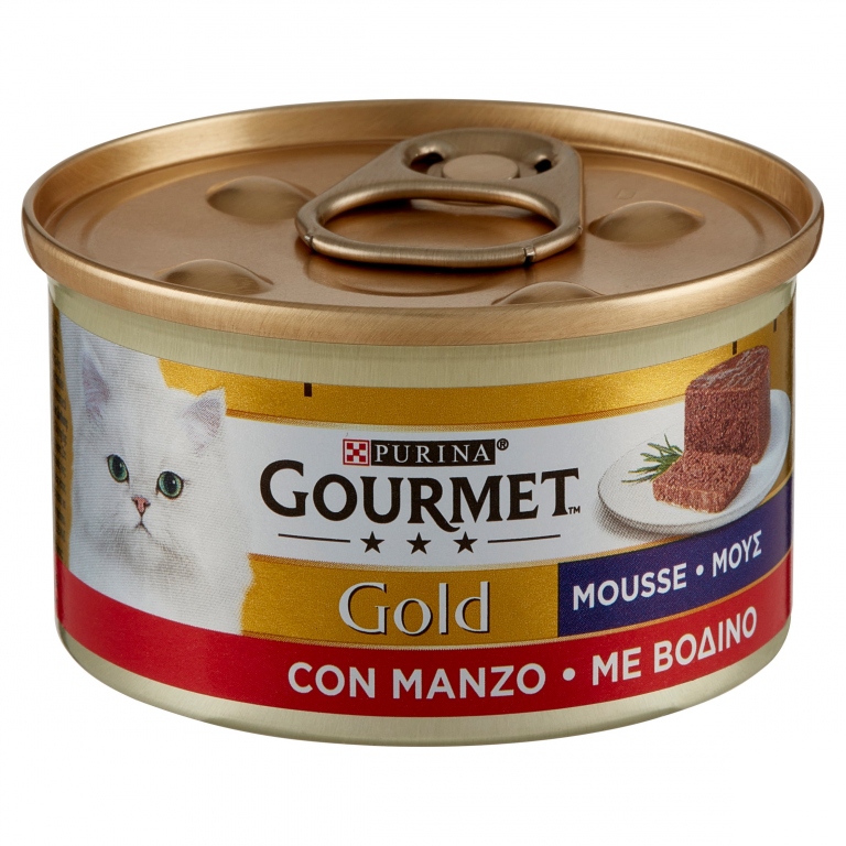GOURMET GOLD MOUSSE GR.85 MANZO                   