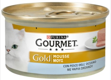 GOURMET GOLD MOUSSE GR.85 PESCE                   