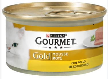 GOURMET GOLD MOUSSE GR.85 POLLO                   