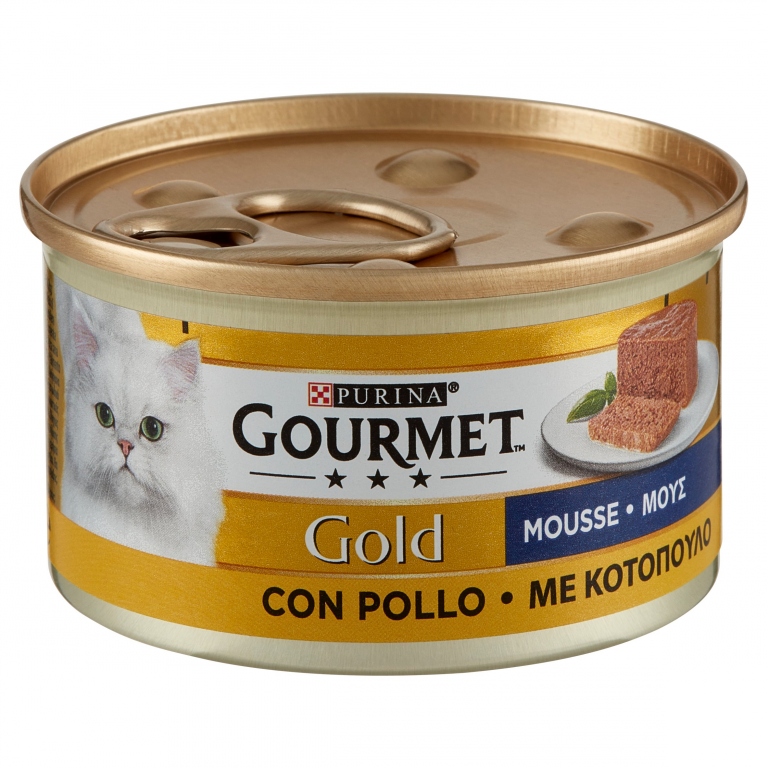 GOURMET GOLD MOUSSE GR.85 POLLO                   