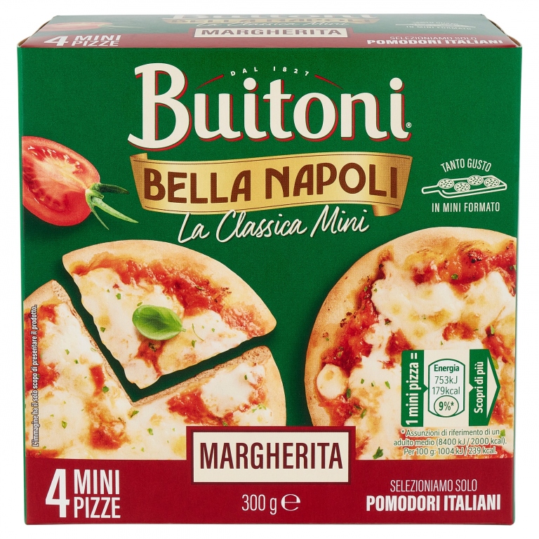 PIZZA BUITONI BELLA NAPOLI MARGHERITA MINI G300   