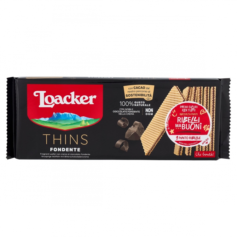 WAFER LOACKER GR.150 FOND.DARK NOIR               